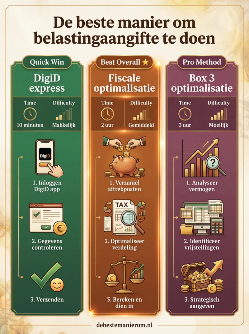De beste manier om belastingaangifte te doen