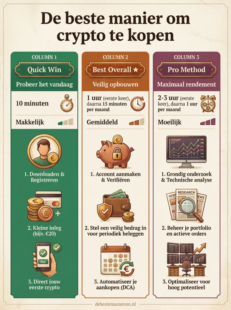 De beste manier om crypto te kopen