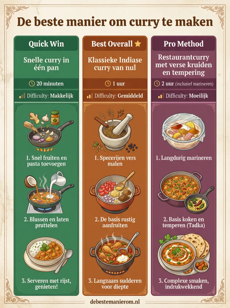 De beste manier om curry te maken