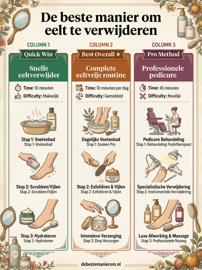 De beste manier om eelt te verwijderen