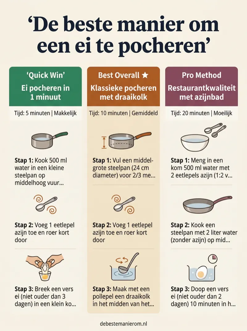 De beste manier om een ei te pocheren