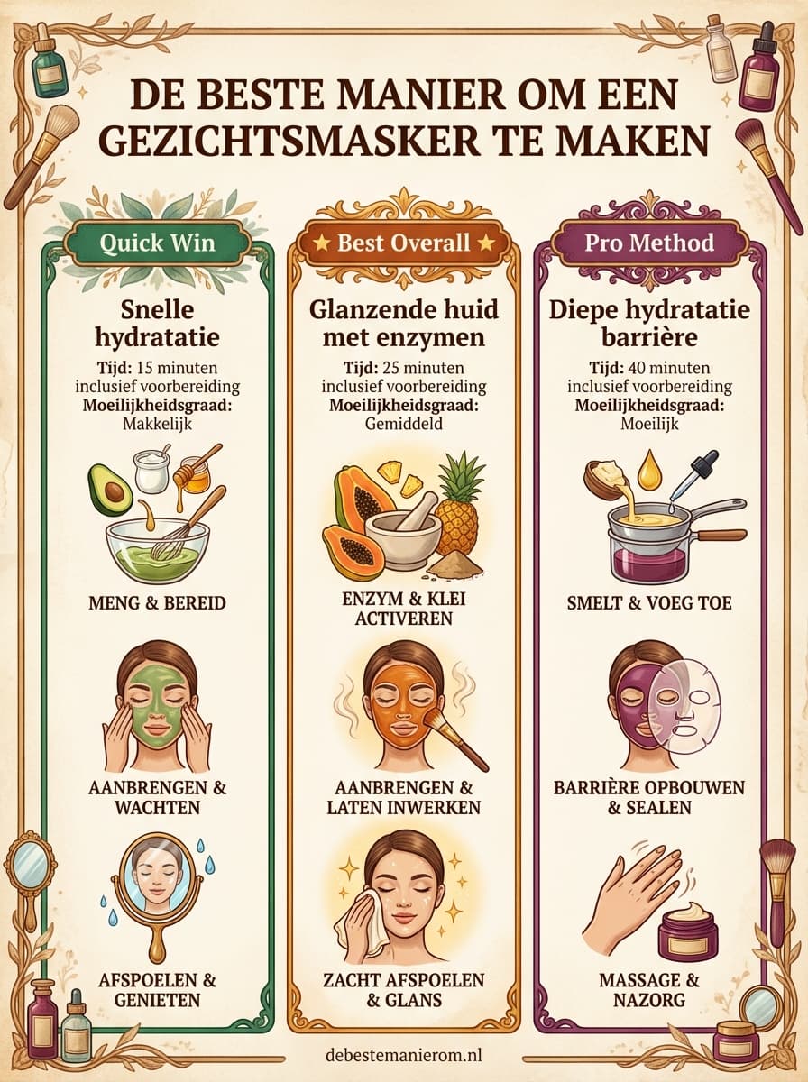 De beste manier om een gezichtsmasker te maken