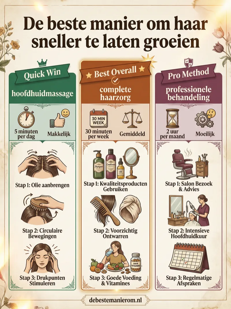 De beste manier om haar sneller te laten groeien