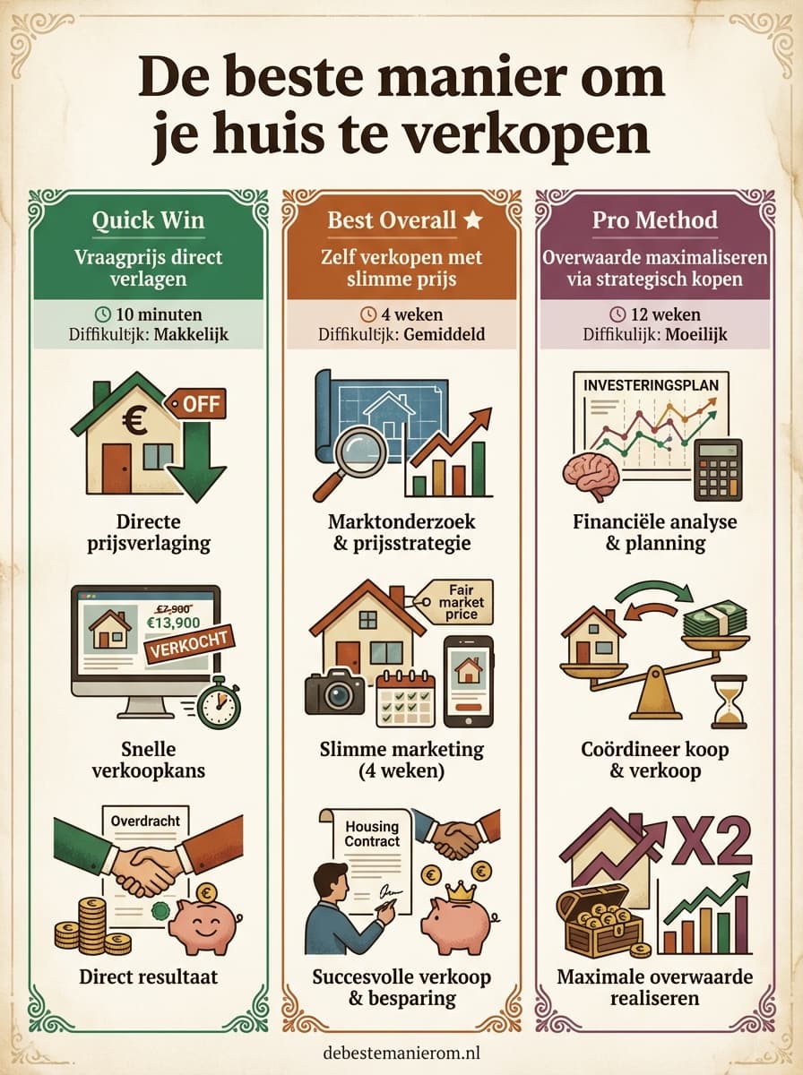 De beste manier om je huis te verkopen