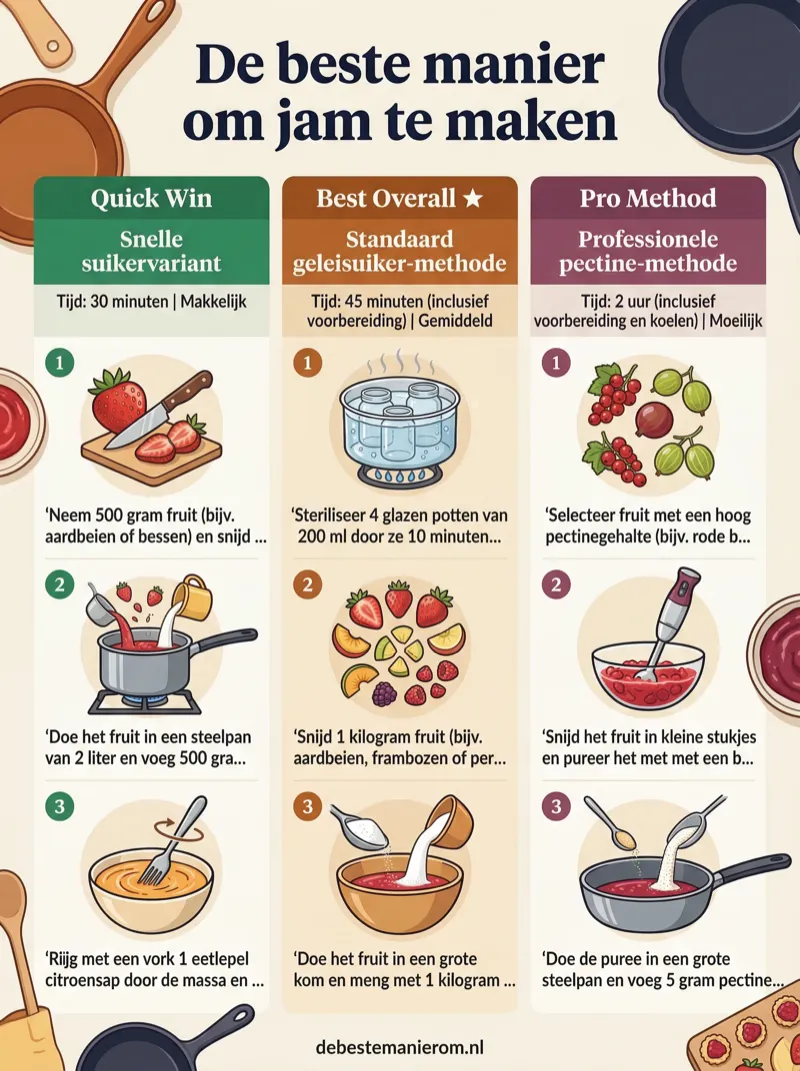 De beste manier om jam te maken