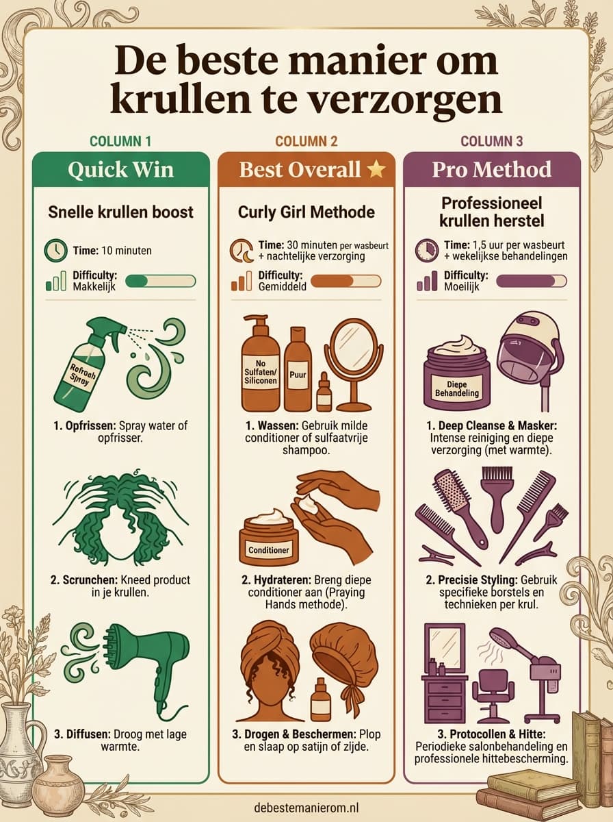 De beste manier om krullen te verzorgen