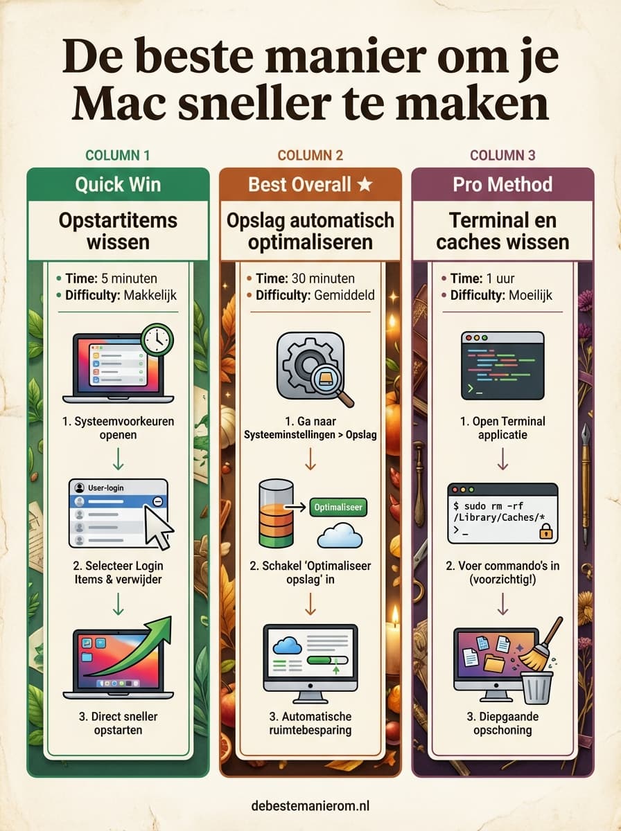 De beste manier om je Mac sneller te maken