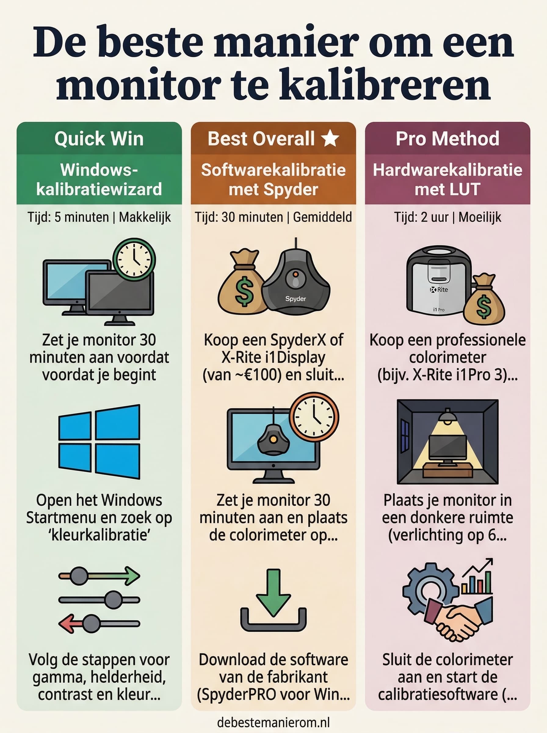 De beste manier om een monitor te kalibreren