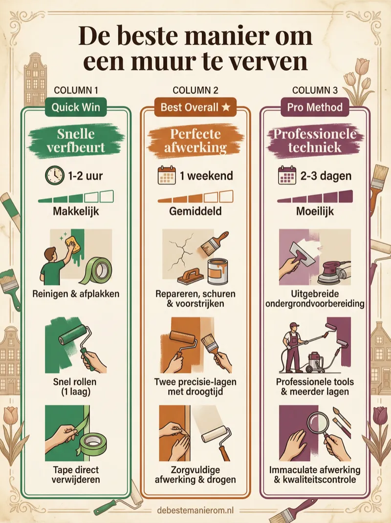 De beste manier om een muur te verven