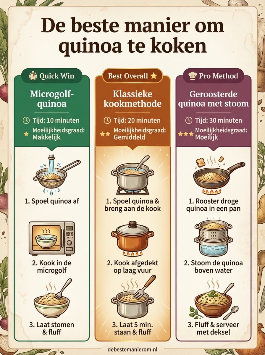 De beste manier om quinoa te koken