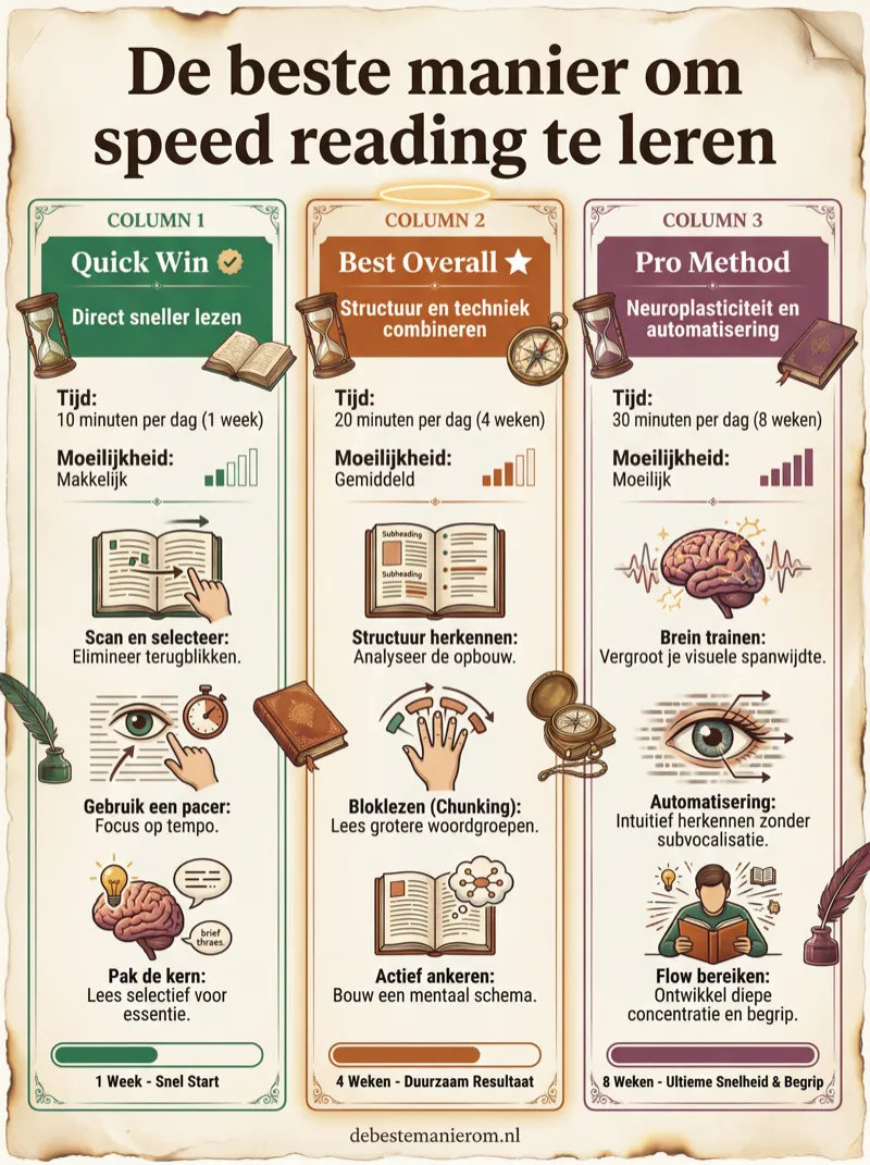 De beste manier om speed reading te leren