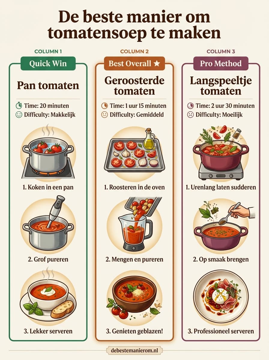 De beste manier om tomatensoep te maken