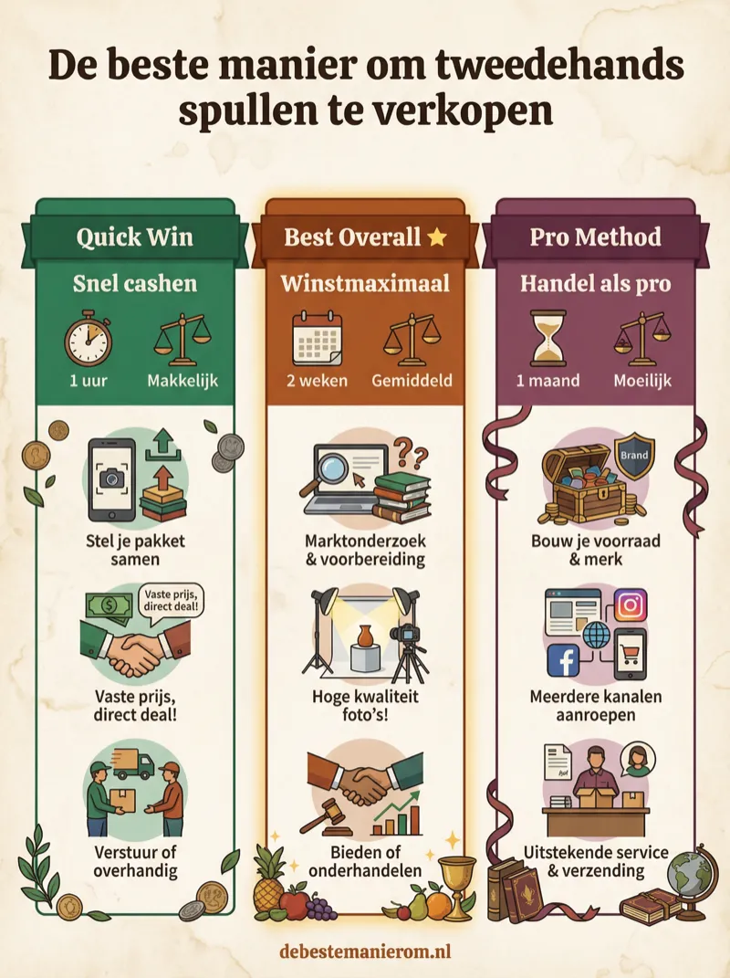 De beste manier om tweedehands spullen te verkopen