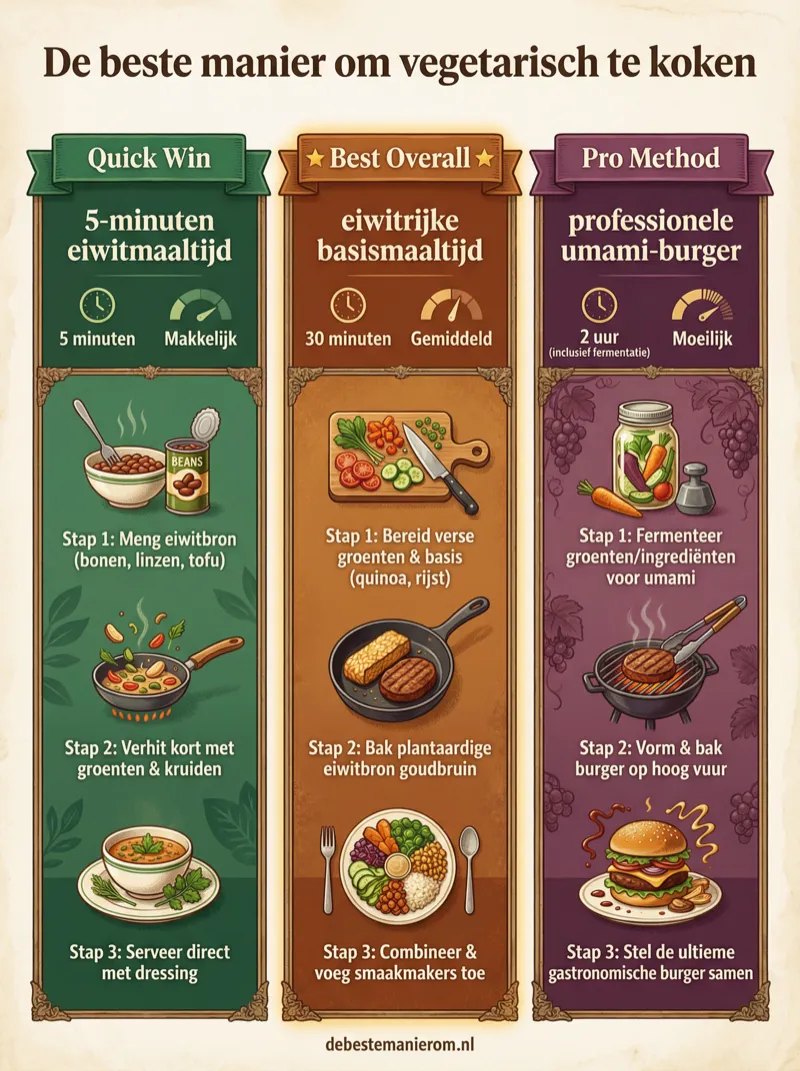 De beste manier om vegetarisch te koken