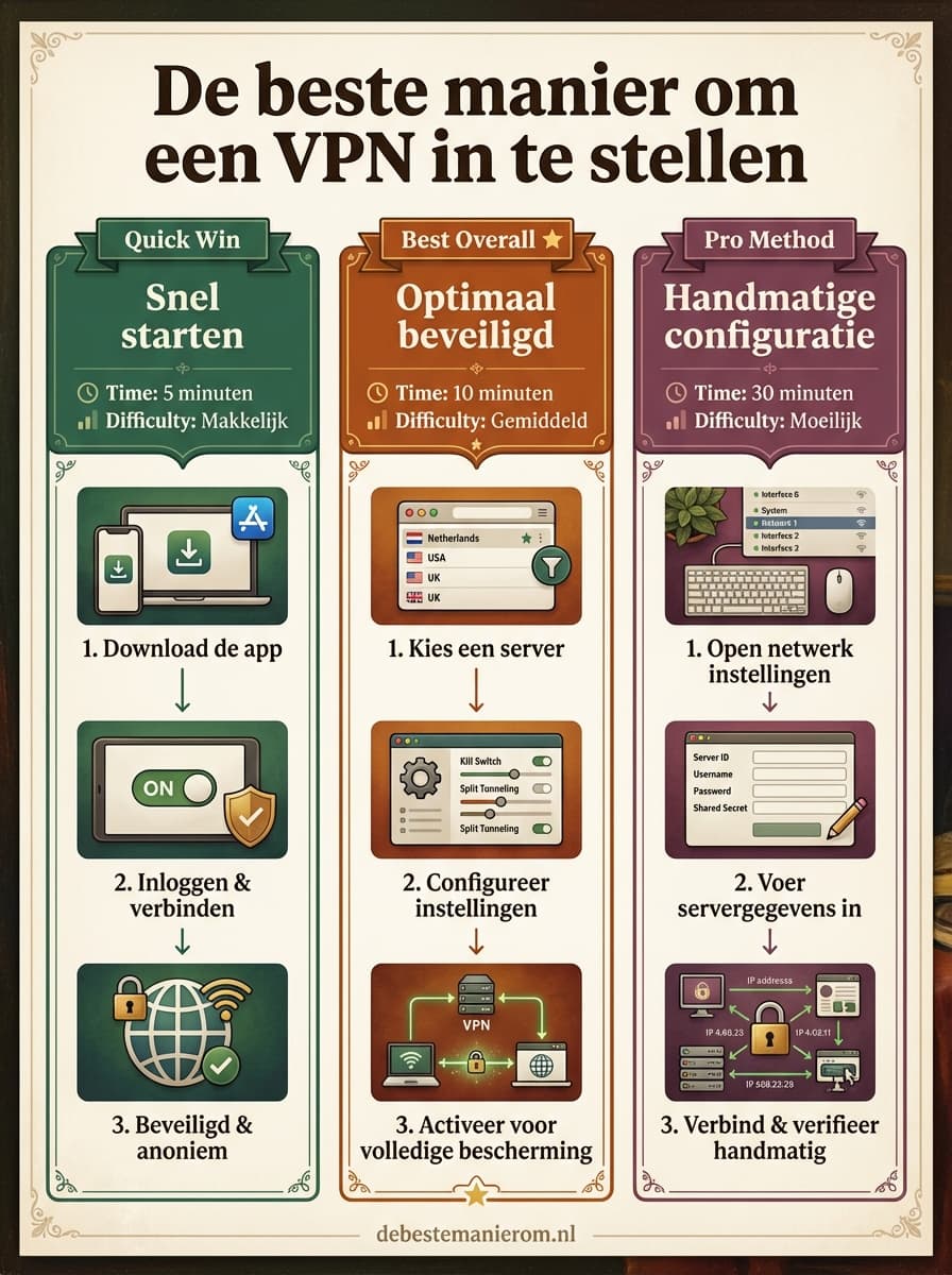 De beste manier om een VPN in te stellen