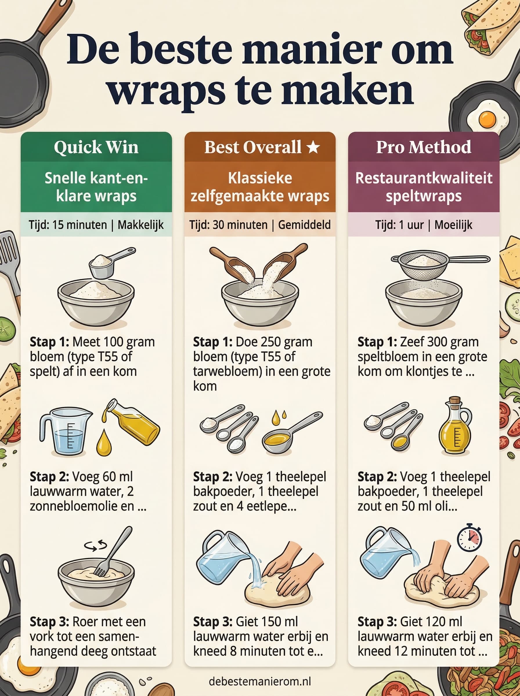 De beste manier om wraps te maken